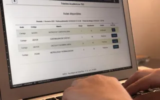 Sistema de actas
