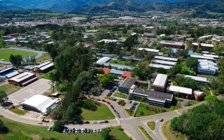 Vista aérea del Campus Central. (Archivo)