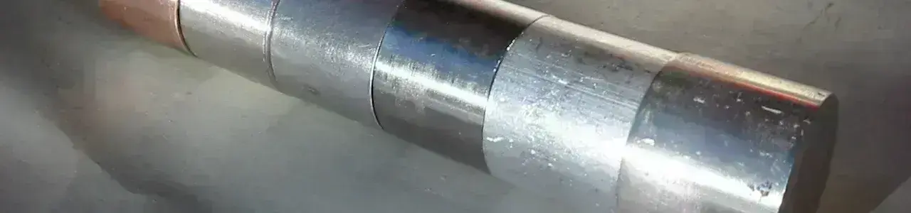 Muestras de metales y aleaciones.