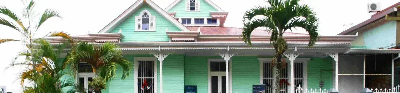 Una casa antigua, parte de las instalaciones del TEC en San José